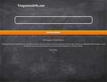 Tablet Screenshot of freegamecode4u.com